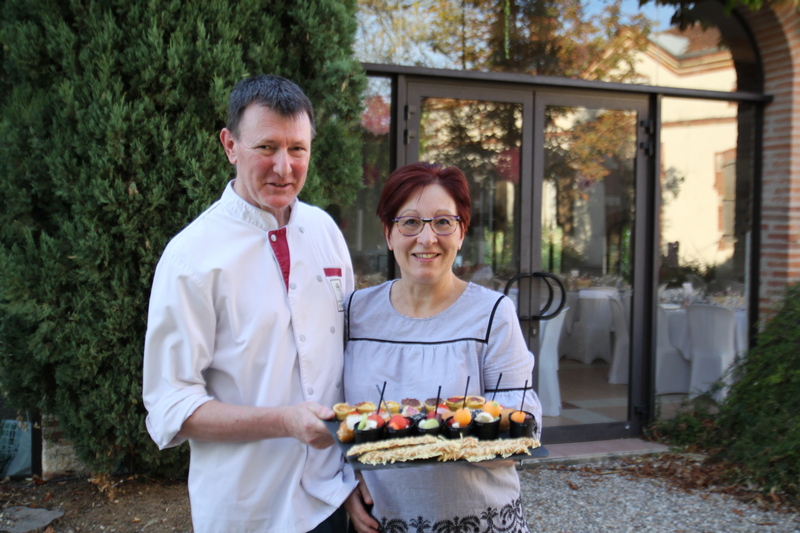 Patrick et Christine, traiteur Le Colombier, Gaillac