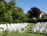 Jardin pour une cérémonie laïque à Touny les roses