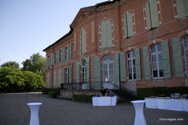 Terrasse chateau de merville