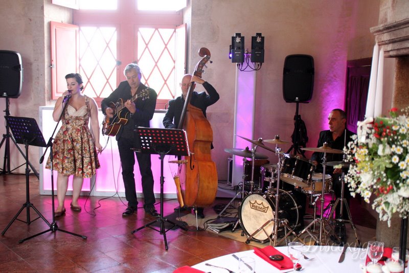 groupe jazz au chateau de gramont