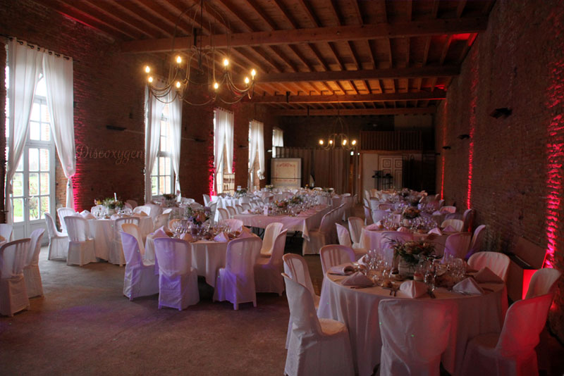 Repas de mariage Orangerie de Rochemontès